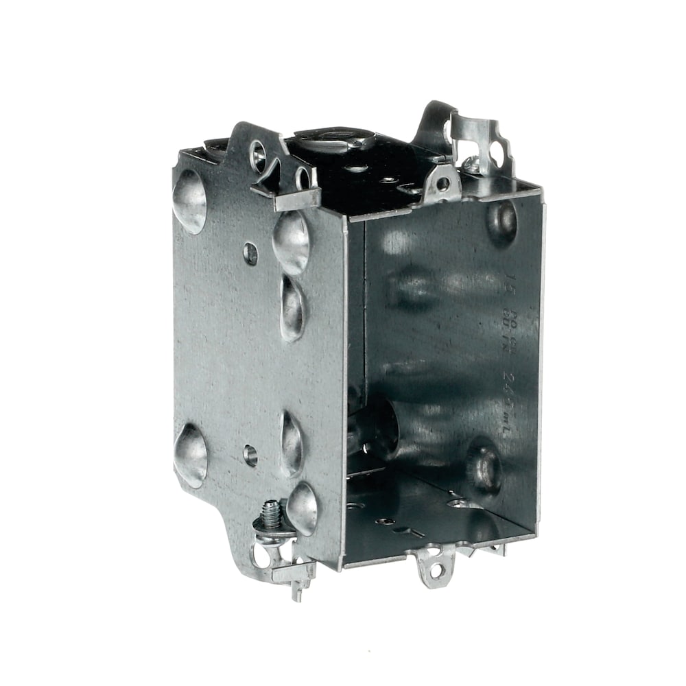 3 x 2 x 3 D. Gangable 15 cu.inch Rectangle Steel Device Box