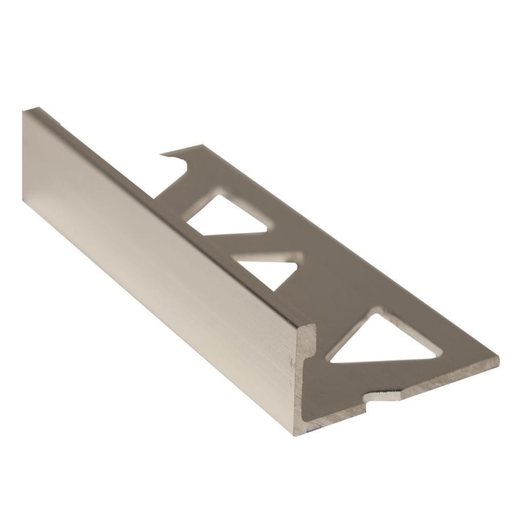 Bordure de carrelage plat – Clair brillant (BCL) – 3/8 po (10 mm) x 8 pi