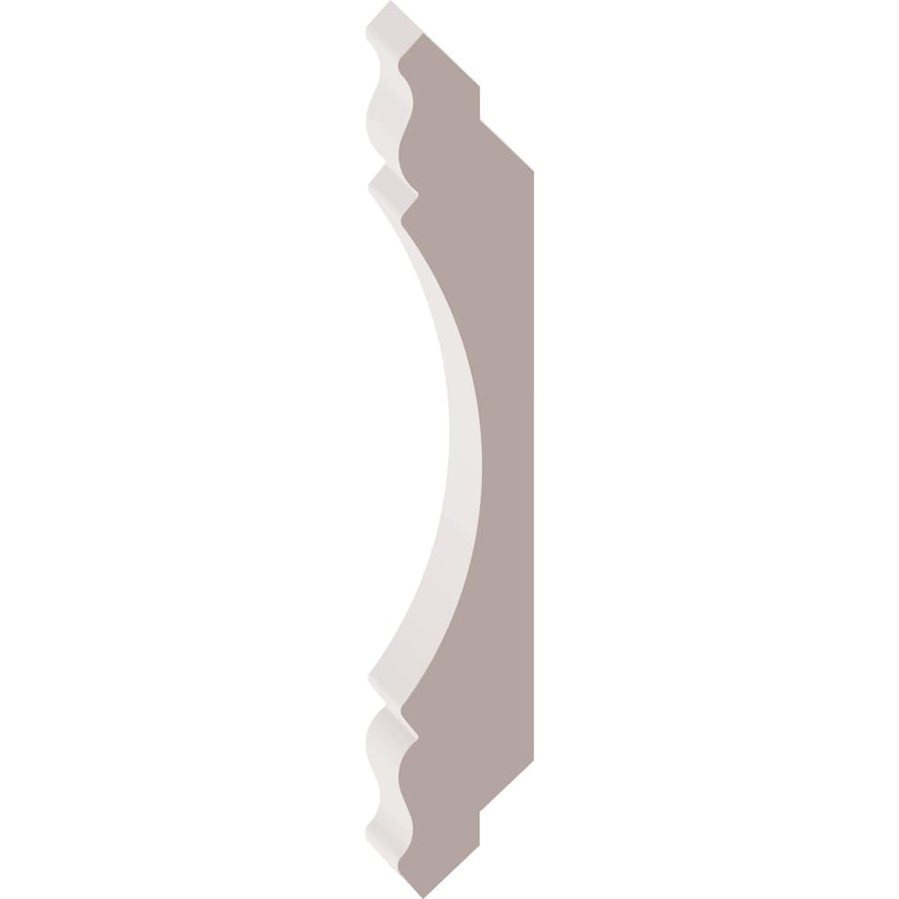 1-inch x 6 3/8-inch LDF Primed Fibreboard Ogee/Crown Moulding