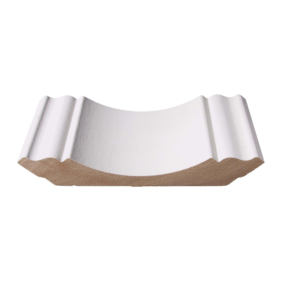 1-inch x 6 3/8-inch LDF Primed Fibreboard Ogee/Crown Moulding
