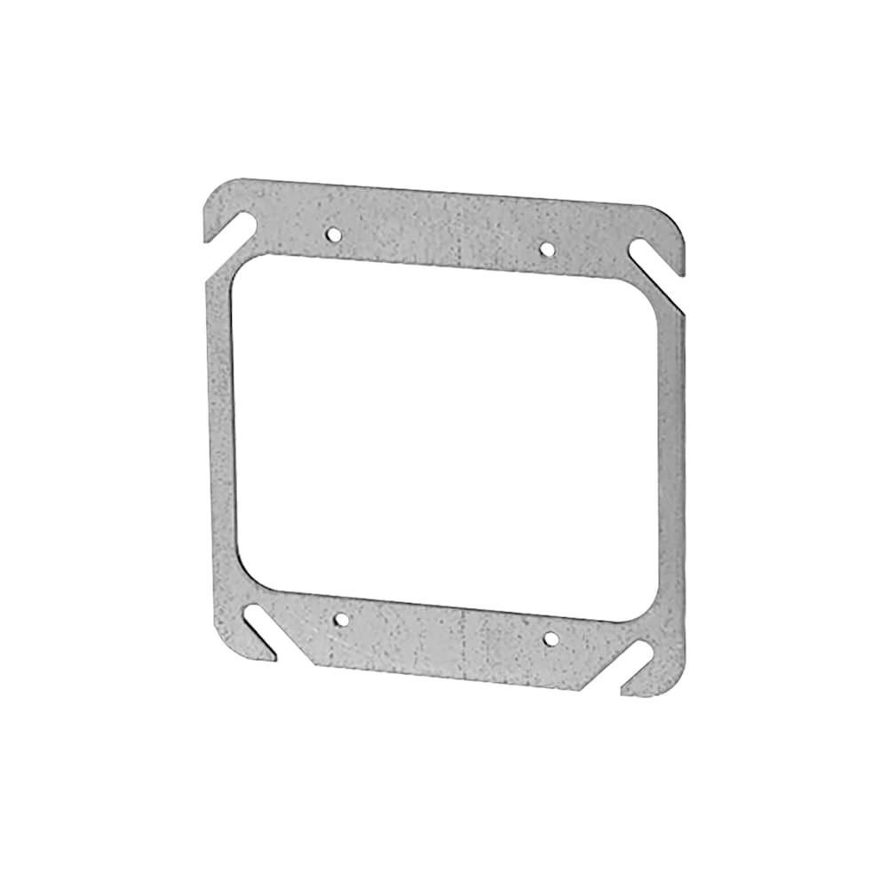 52 - 4 in. square flat cover for two devices