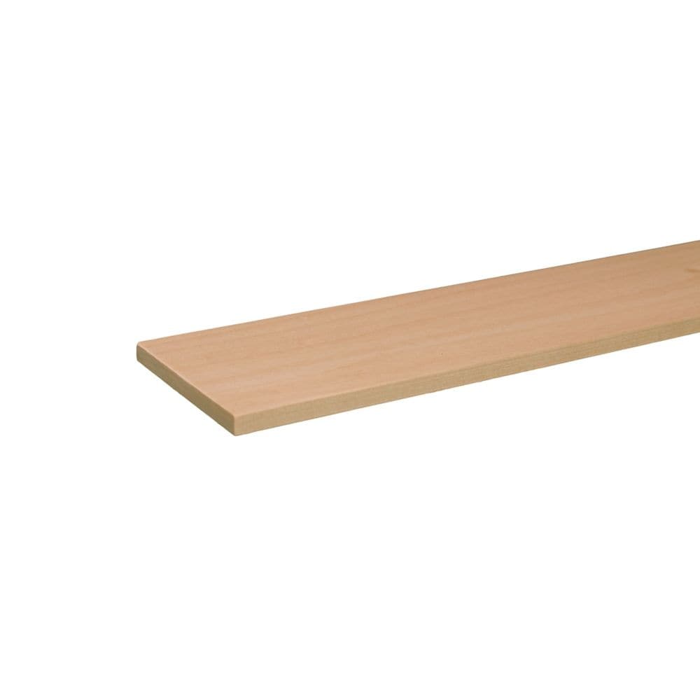 1/4-inch x 3-inch x 2 Feet Poplar Hardwood Hobby Board S4S
