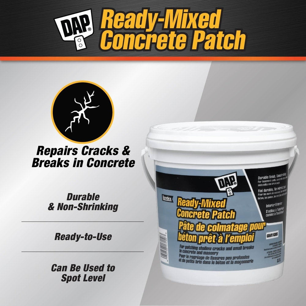 Ready-Mixed Concrete Patch Grey 3.78 L