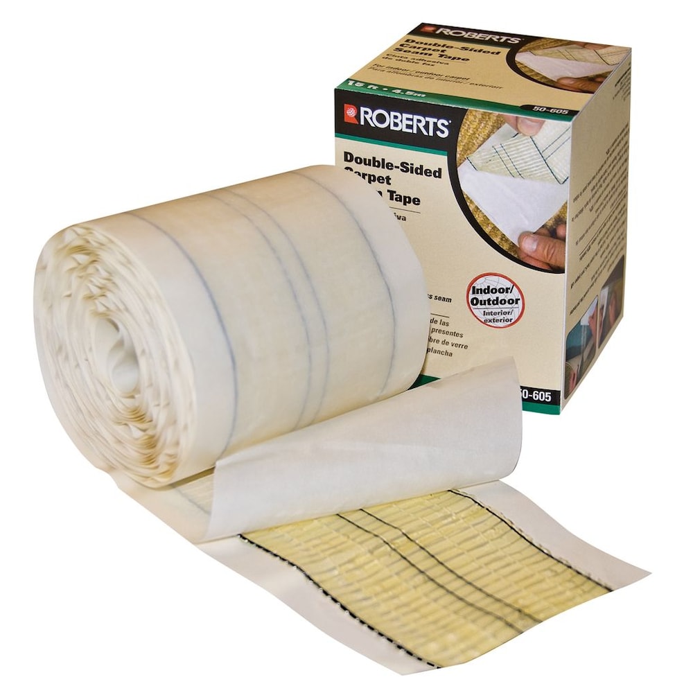 Double-sided Carpet Tape, For Indoor and Outdoor Carpets - 15 Ft. Roll