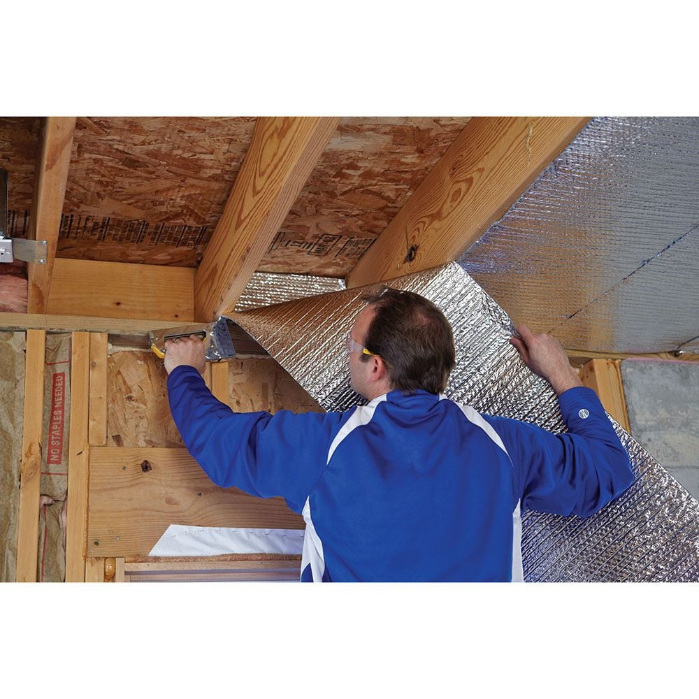 24-inch x 25 ft. Double Reflective Insulation with Staple Tab
