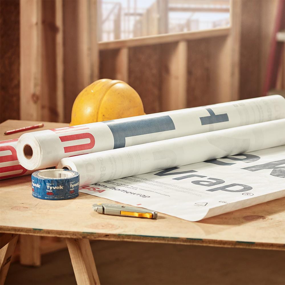 10 ft. x 100 ft. HomeWrap Housewrap (1000 Sq.Ft)