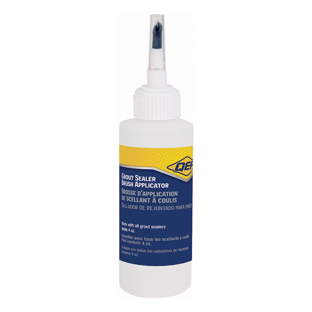 Bouteille applicatrice de scellant à coulis de 4 oz avec brosse pour murs