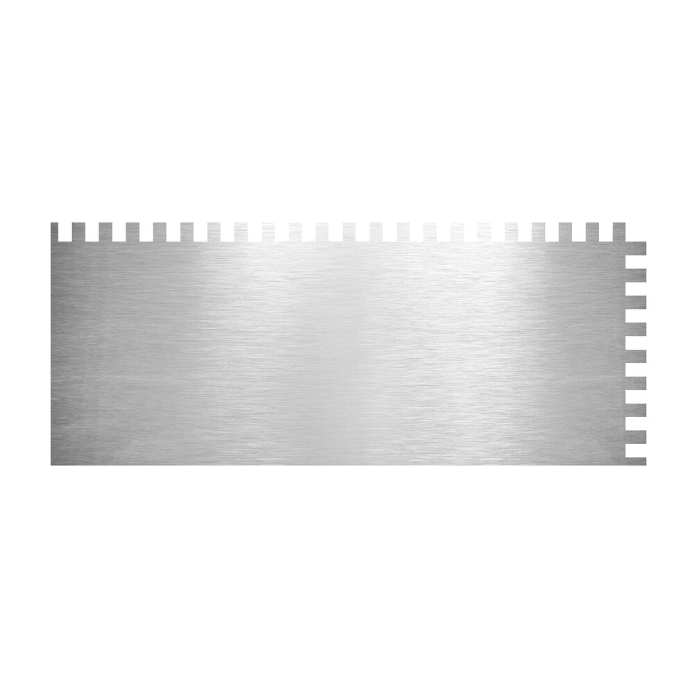 1/4 in. x 3/8 in. x 1/4 in. Traditional Carbon Steel Square-Notch Flooring Trowel with Wood Handle