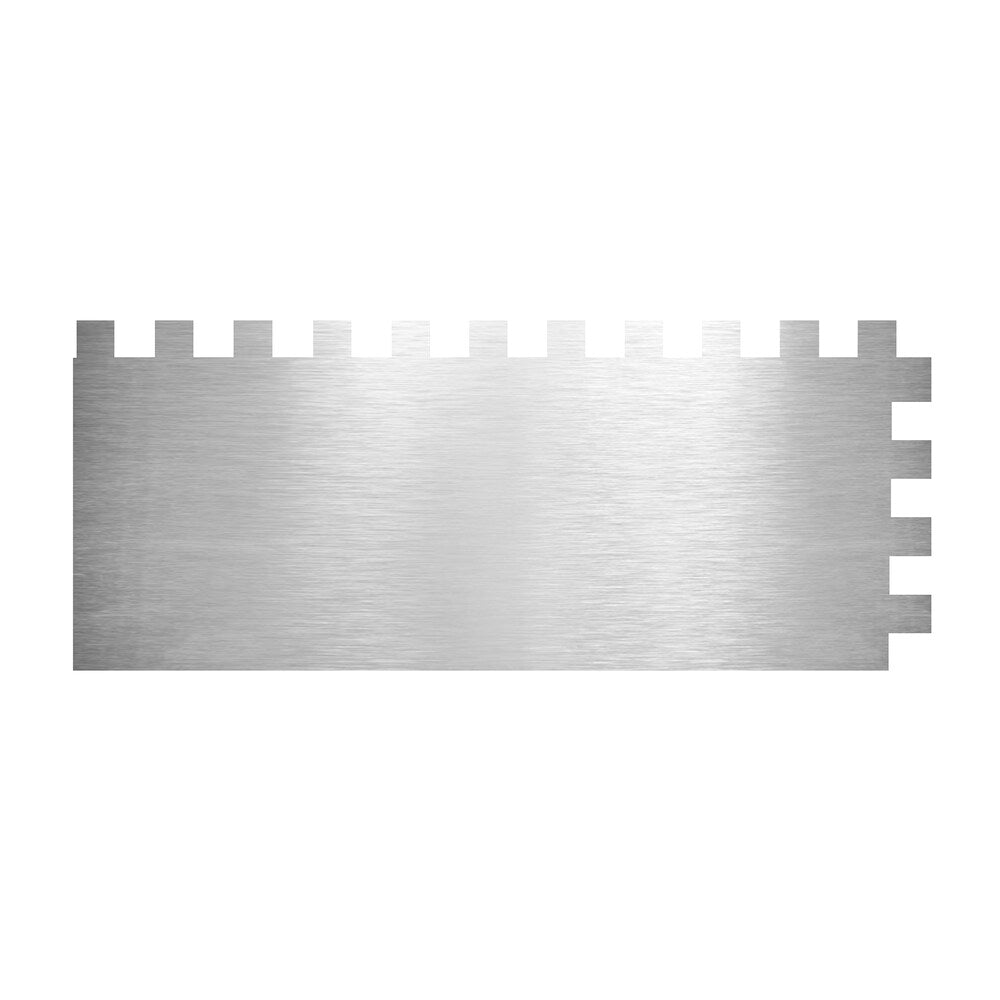 1/2 in. x 1/2 in. x 1/2 in. Traditional Carbon Steel Square-Notch Flooring Trowel with Wood Handle