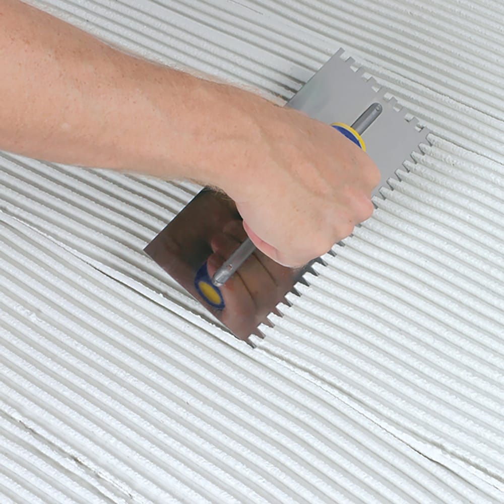 1/4 in. x 3/8 in. x 1/4 in. Comfort Grip Stainless Steel Square-Notch Flooring Trowel