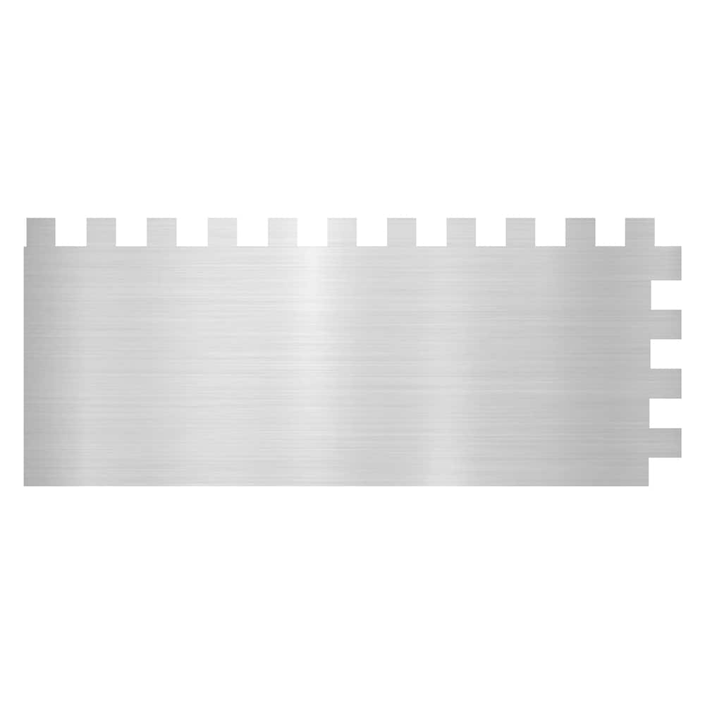 1/2 in. x 1/2 in. x 1/2 in. Comfort Grip Stainless Steel Square-Notch Flooring Trowel