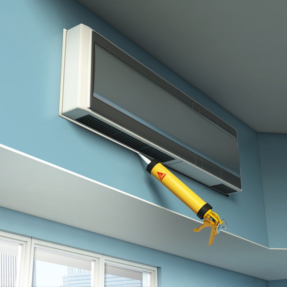 Sikaflex Construction Sealant, 300 mL, All-Purpose, Non-Sag Elastic Sealant, White