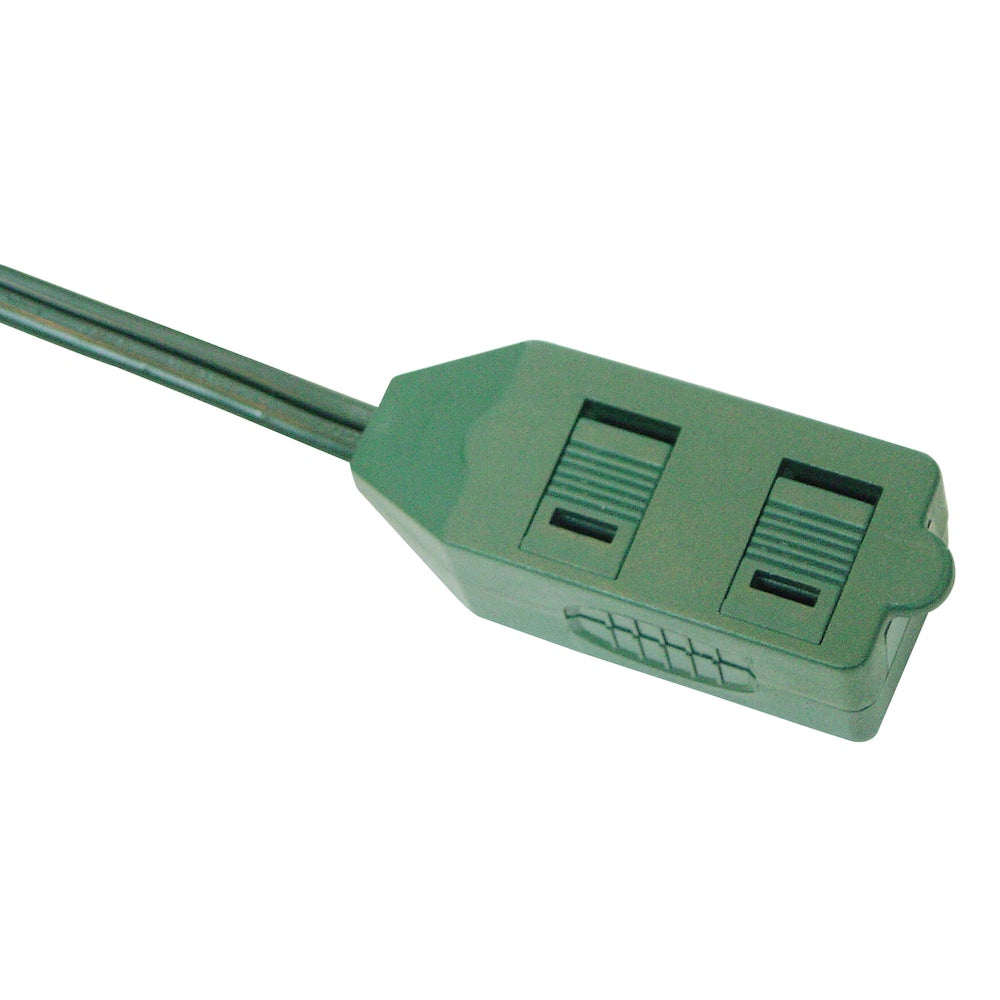 6 ft./9 ft./15 ft. Combo 16 Gauge 13 Amps Indoor Light Duty 3-Outlet Extension Cord Green (3-Pk)