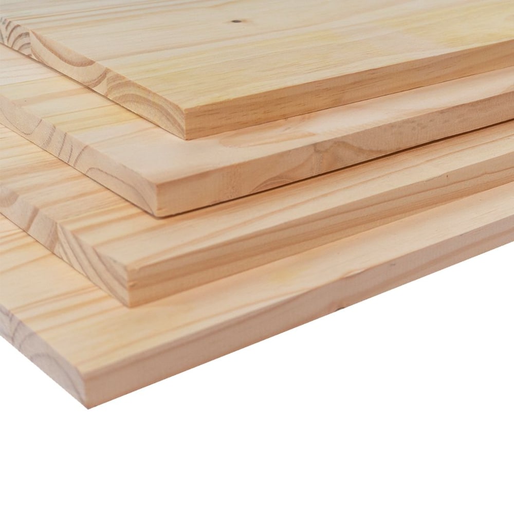 1 inch x 16 inch x 8 ft. Laminated Whitewood Panels