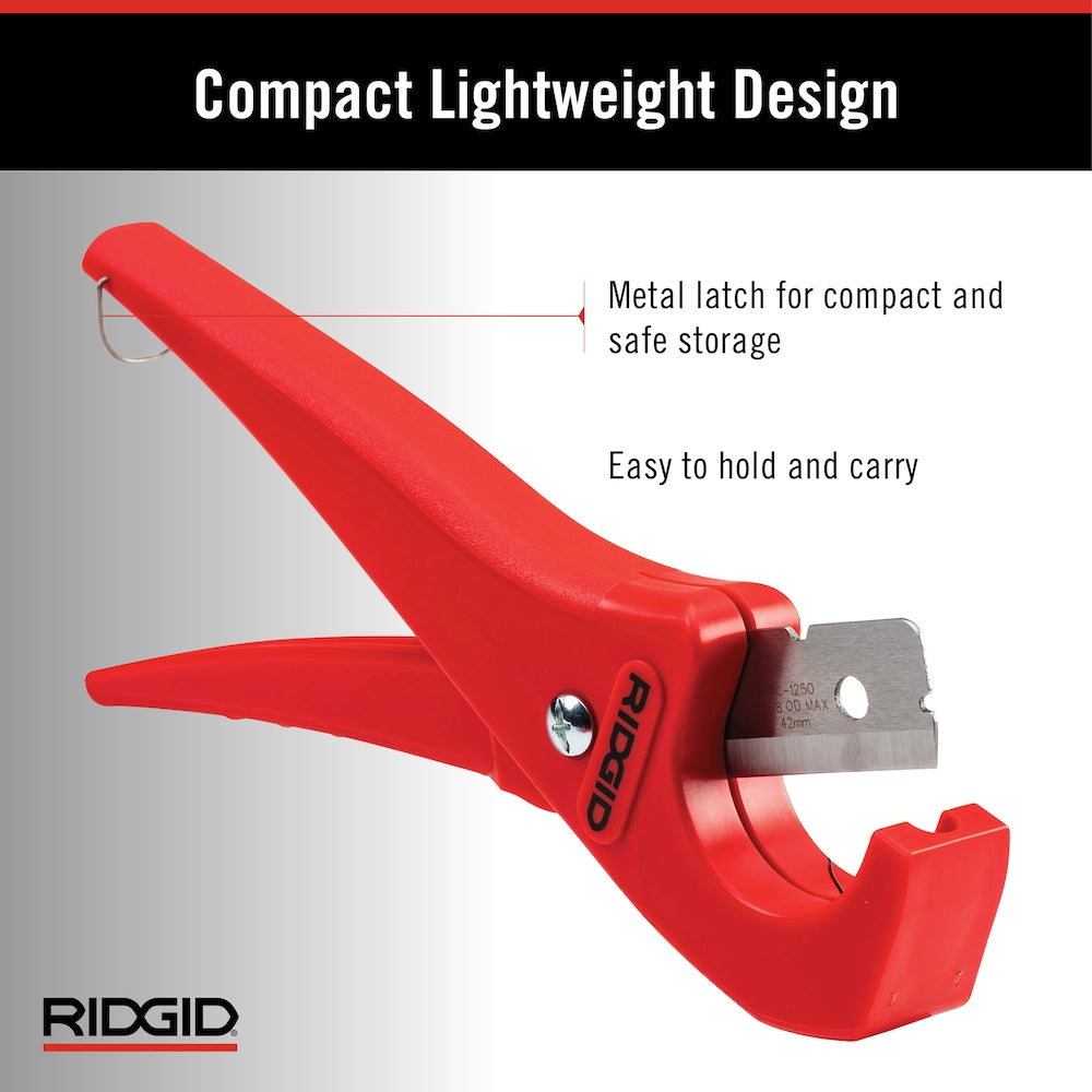 PC-1250 PVC and Plastic Tubing and Pipe Cutter