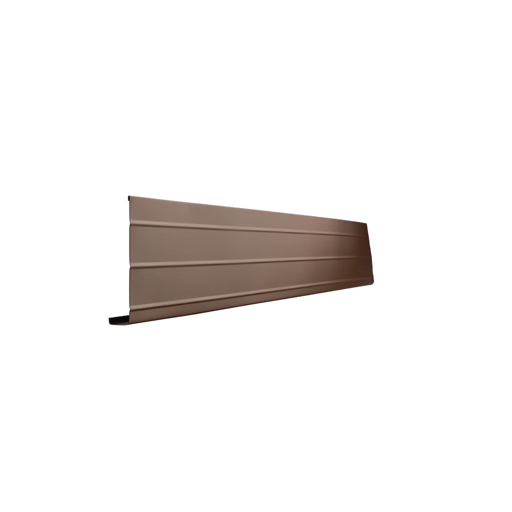 10 ft. L x 6-inch W x 1-inch H Aluminum Fascia Cover in Brown