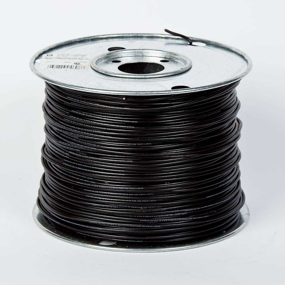 14/1 RW90 300M Electrical Wire - Black