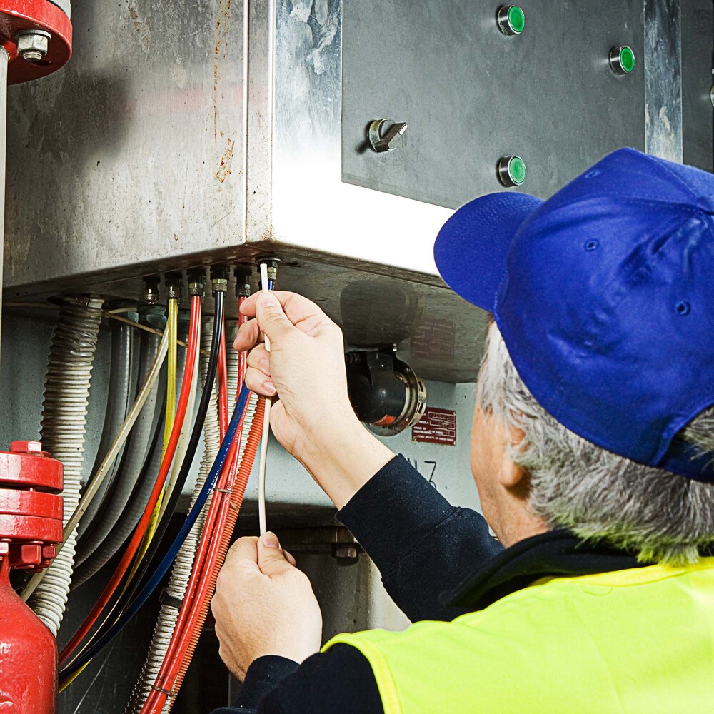 12/1 RW90 300M Electrical Wire - Red