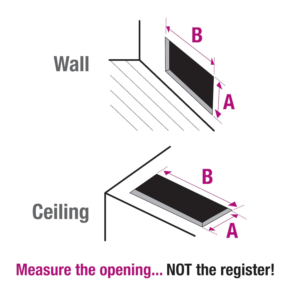 14-in x 6-in Baseboard Grille, Steel, White