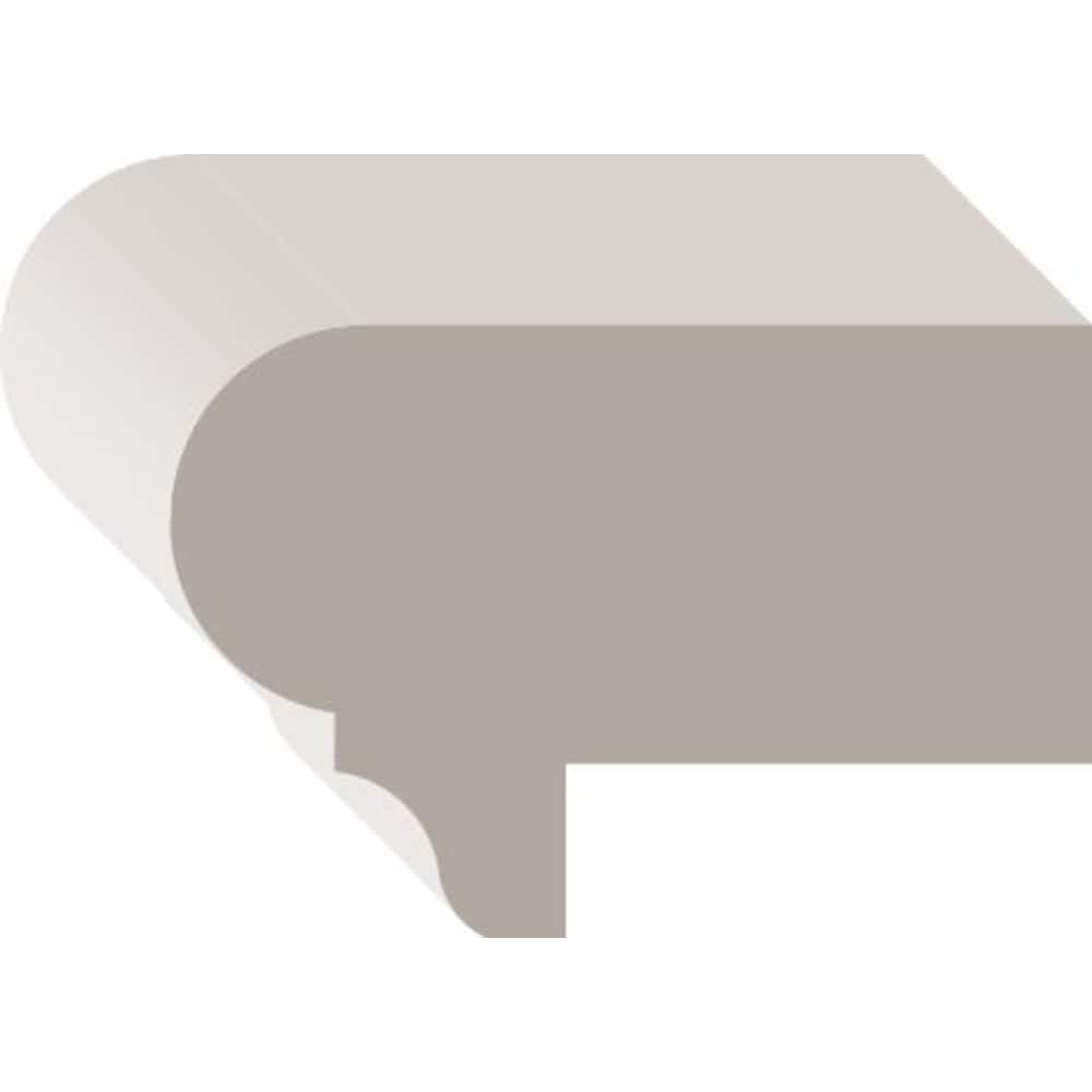 7/8-inch x 1 5/16-inch x 96-inch LDF Primed Fibreboard Back Band Moulding