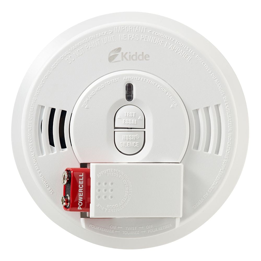 Battery Operated Smoke Alarm with Front Load Battery Door (2-Pack)