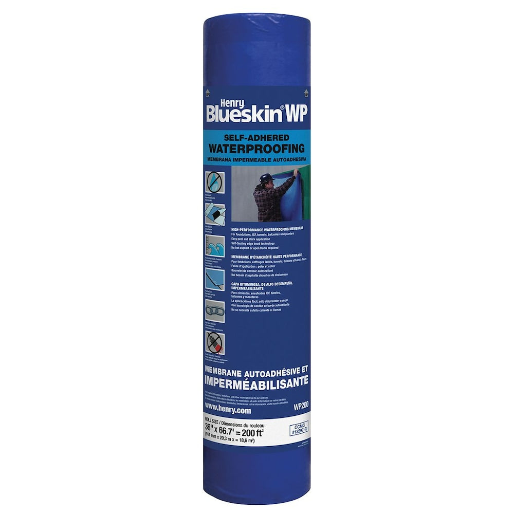 Blueskin WP 200 Waterproof Foundation Membrane