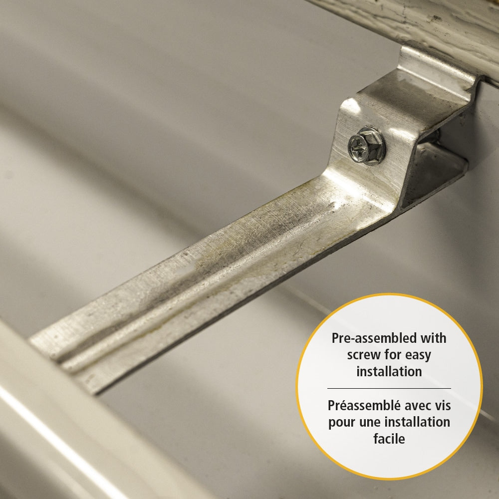 5-inch Aluminum Gutter (Eavestrough) Hanger Pre-Assembled with Screw