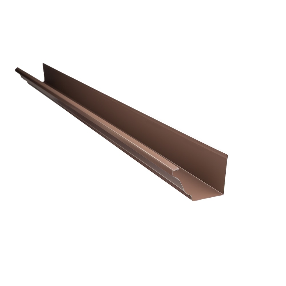 10 ft. x 5-inch Aluminum Gutter (Eavestrough) in Brown