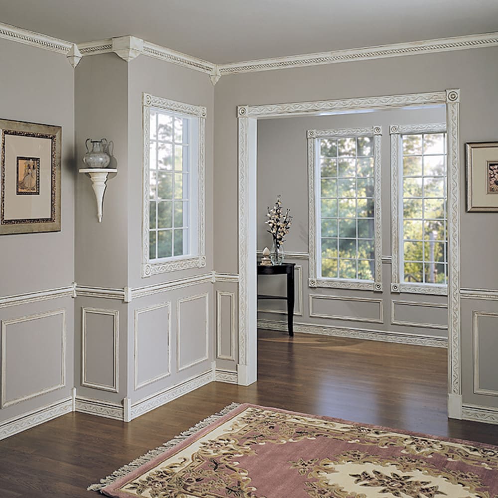 3/4 In. x 3 In. x 3 In. Primed Fibreboard Corner Block