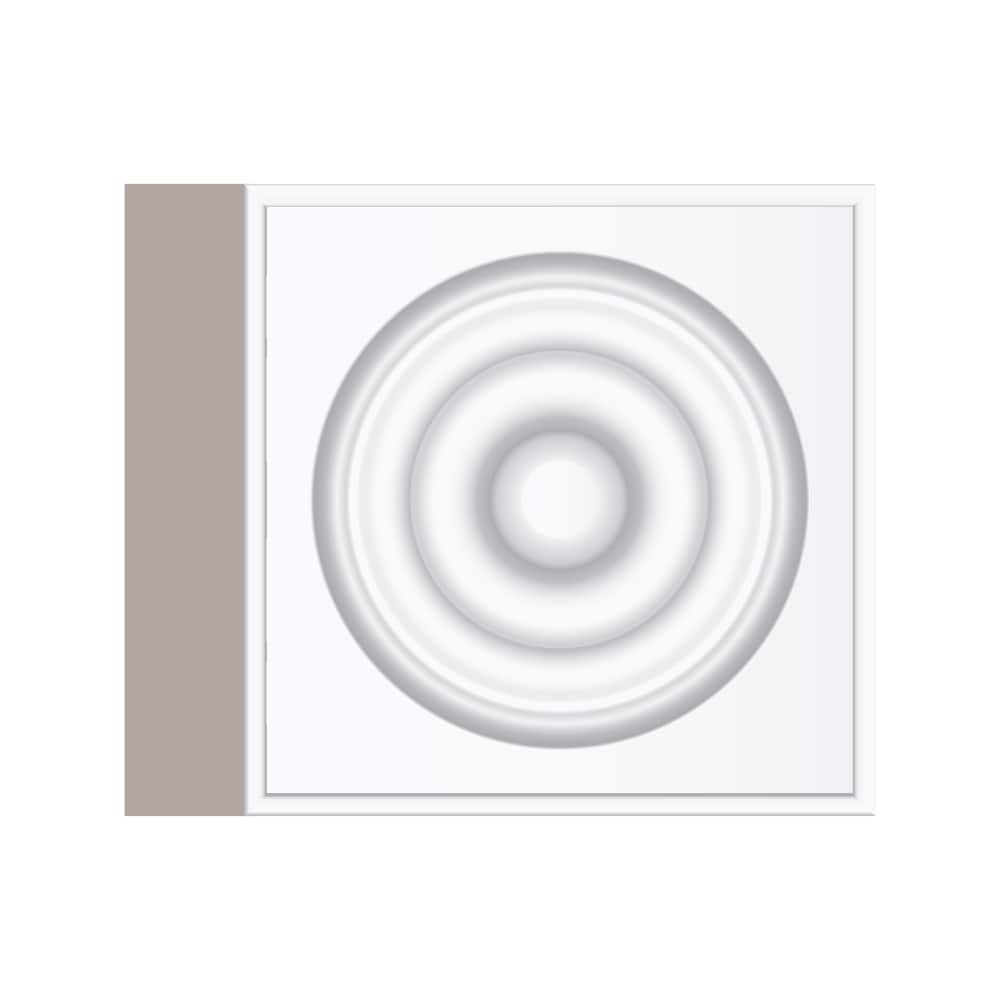 3/4 In. x 3 In. x 3 In. Primed Fibreboard Corner Block