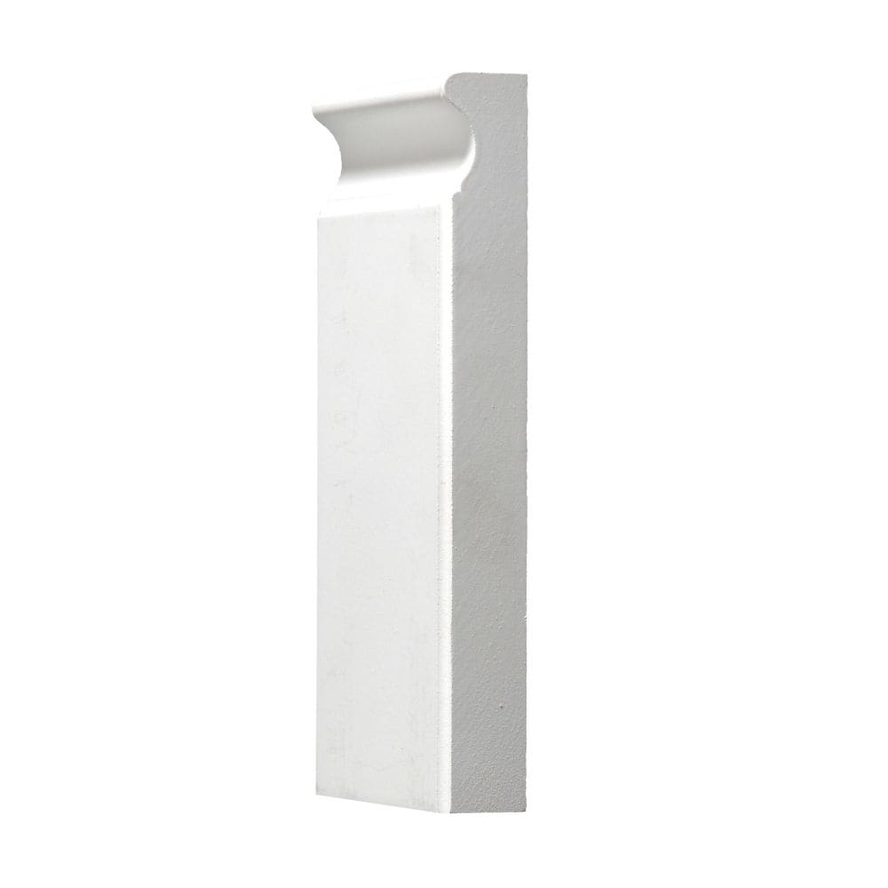 1 In. x 3-3/4 In. x 8 In. Primed Plinth Block