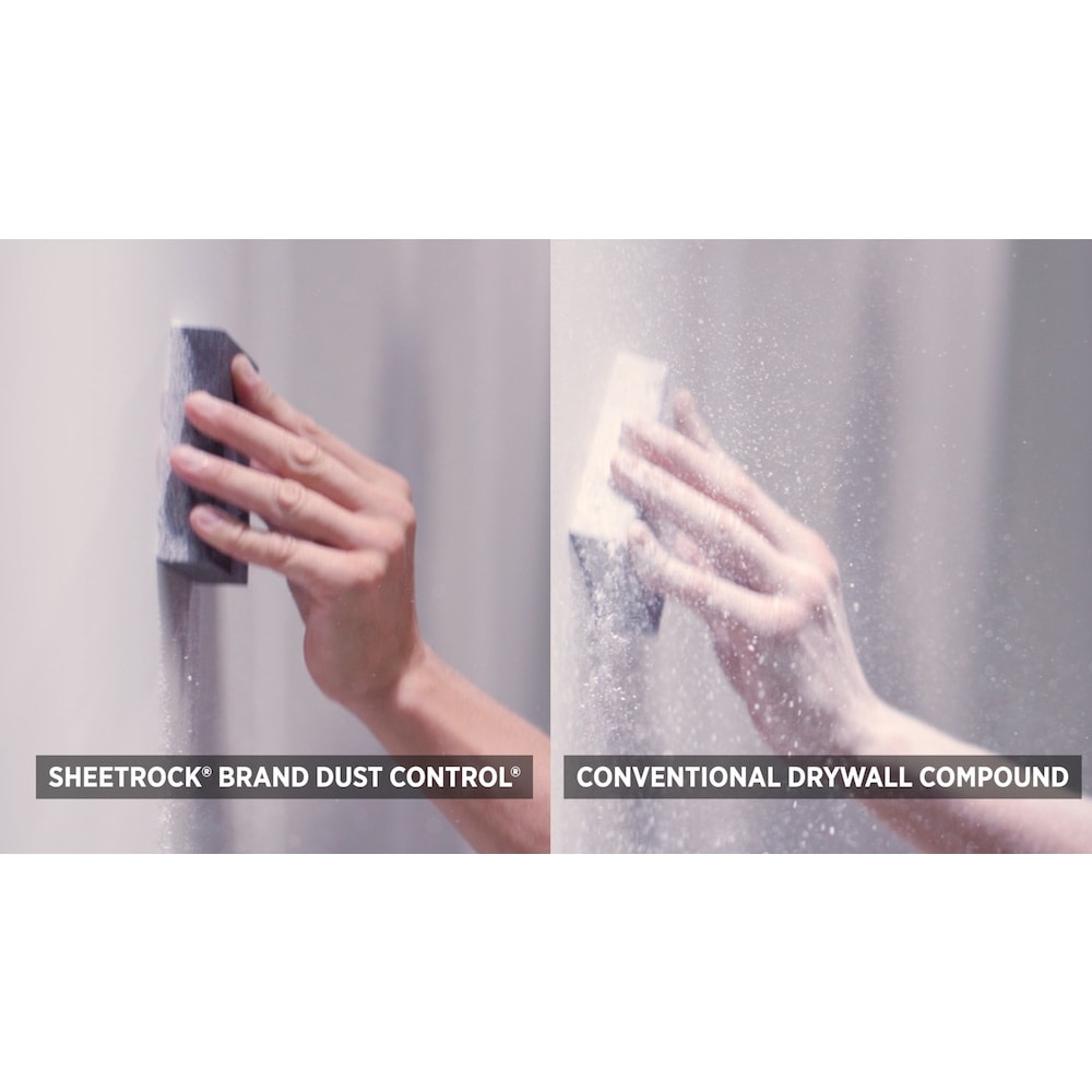 Dust Control Drywall Compound, Ready-Mixed, 4.5 L Pail