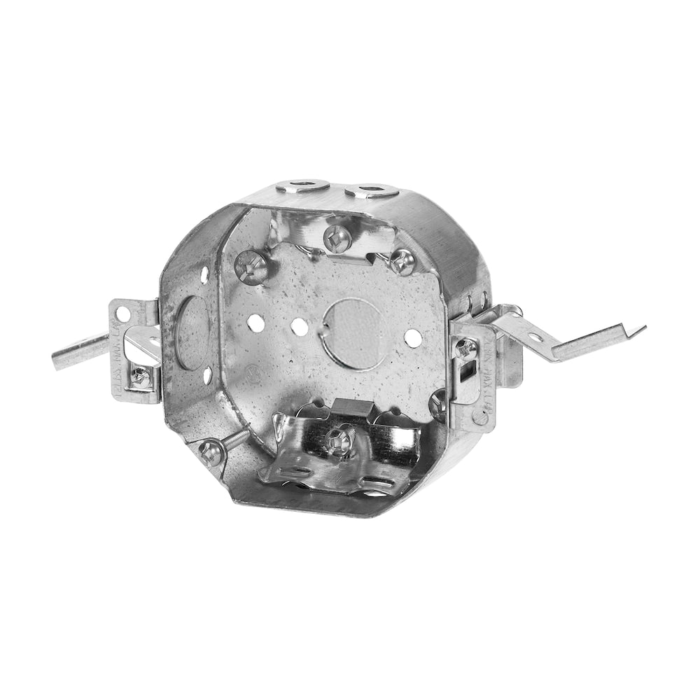 4 x 4 x 1-1/2 D. 15 cu.inch Octagon Steel Renovation Ceiling Box