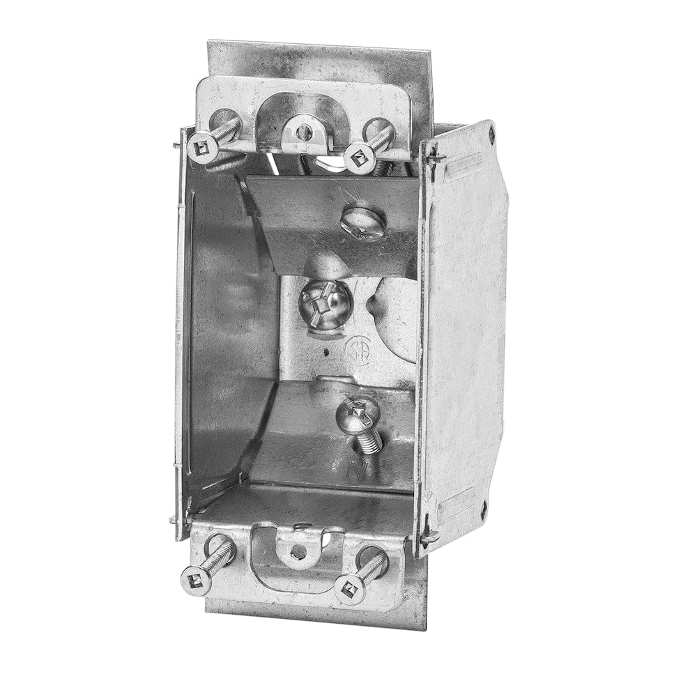 3 x 2 x 2-1/4 D. Non-Gangable 11 cu.inch Rectangle Steel Renovation Device Box