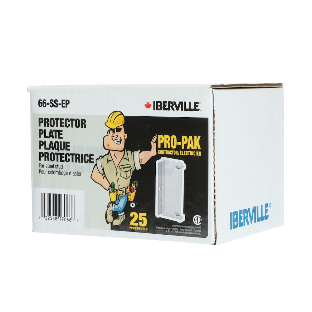 Cable protector plate for steel stud (Box of 25 units)