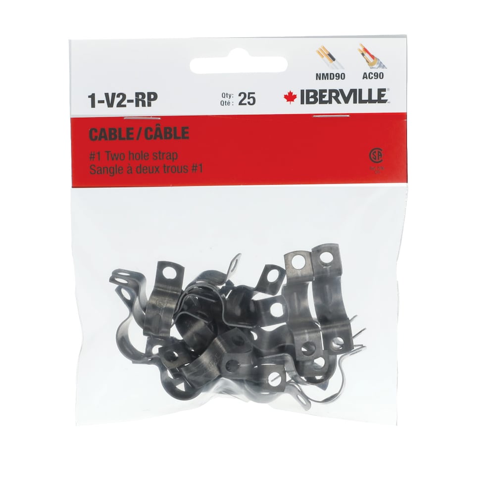 Aluminum cable strap NMD90 14/2 - 12/2, 14/3 - 12/3 (Bag of 25 units)