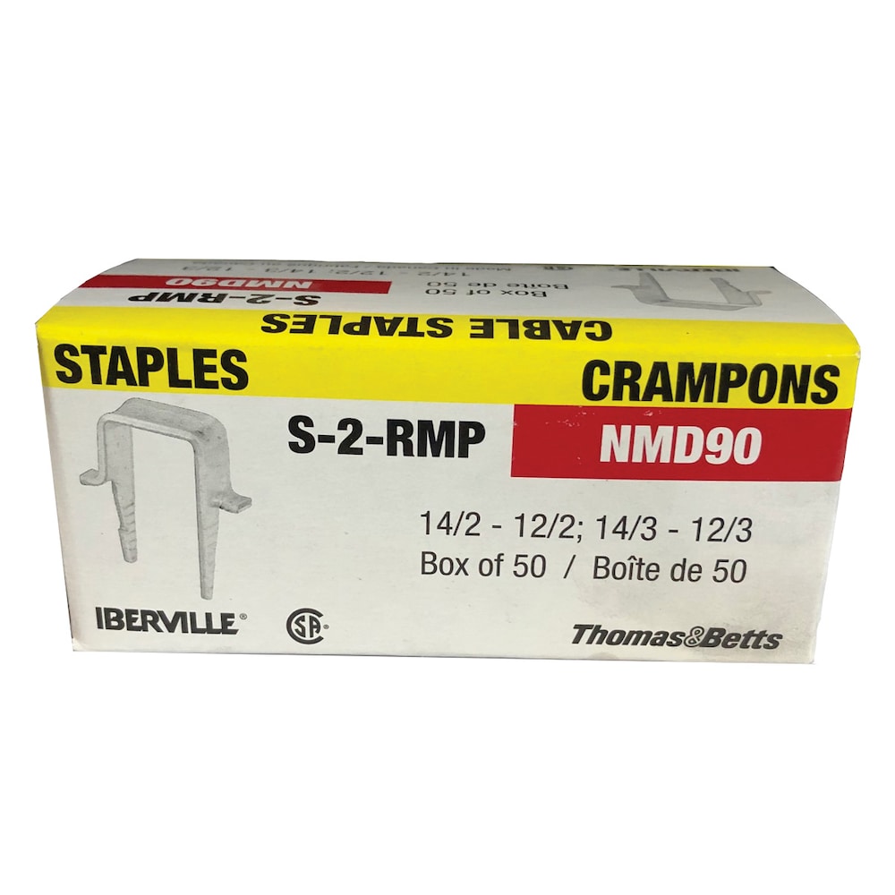 S-2 Steel Electrical cable staple (Pack of 50 units)