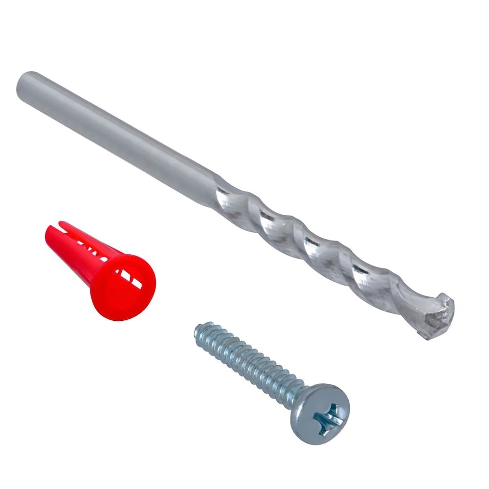 #10-12x1-inch Plastic Conical Anchors with Screws - 100pc