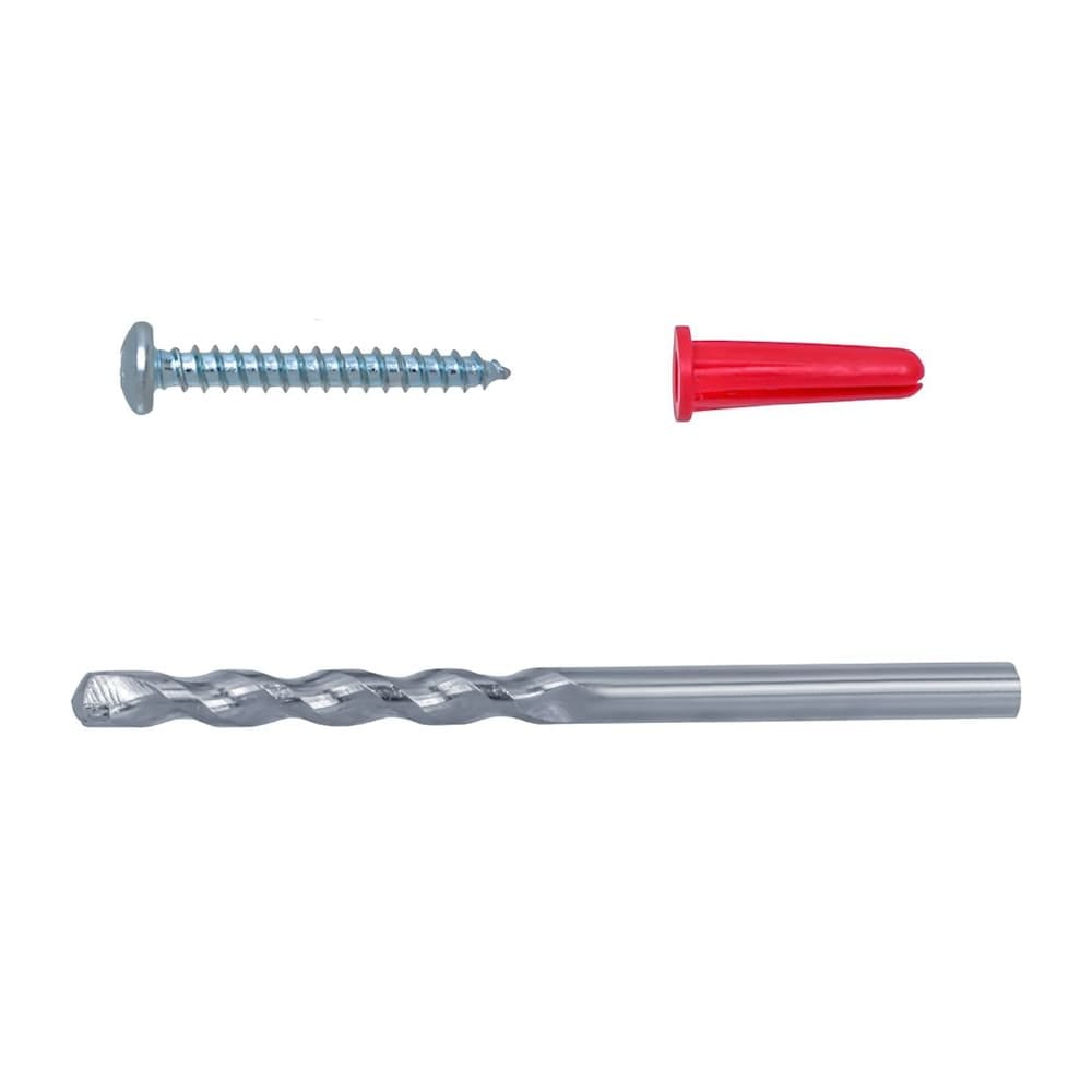 #8-10x7/8-inch Plastic Conical Anchors with Screws - 100pc