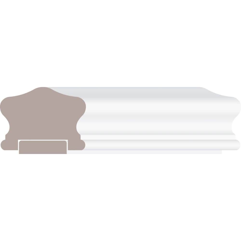 1 5/8-inch x 2 1/4-inch x 6 ft. Unfinished Oak Handrail & Fillet