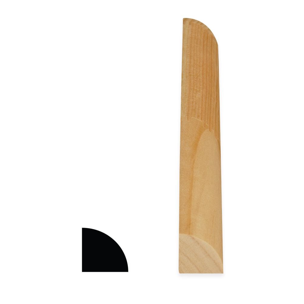 15/16-inch x 15/16-inch x 8 Ft. Finger Jointed Pine Quarter Round