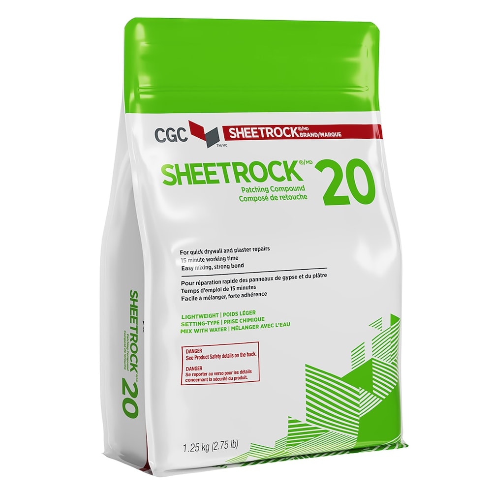 Sheetrock 20, Patching Type Drywall Compound, 1.25 kg Bag