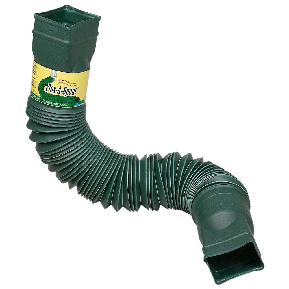 Flex-A-Spout Downspout Extension in Green
