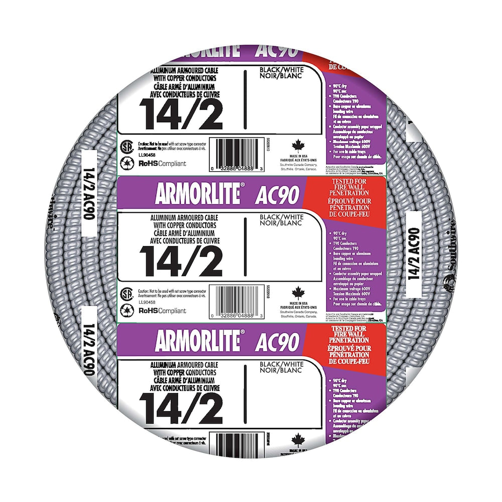 AC90 14/2 10M Armoured Cable