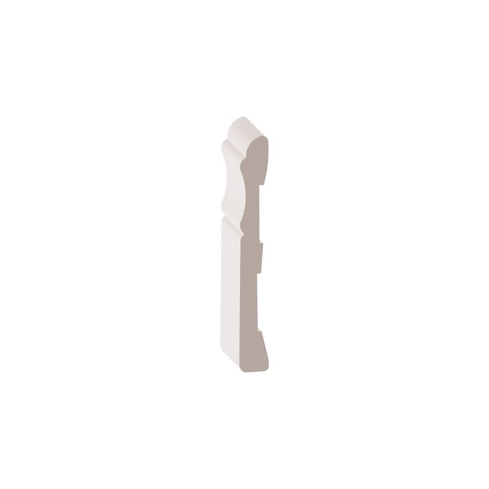 3/8-inch x 3-inch x 8 ft. Traditional PVC Baseboard Moulding