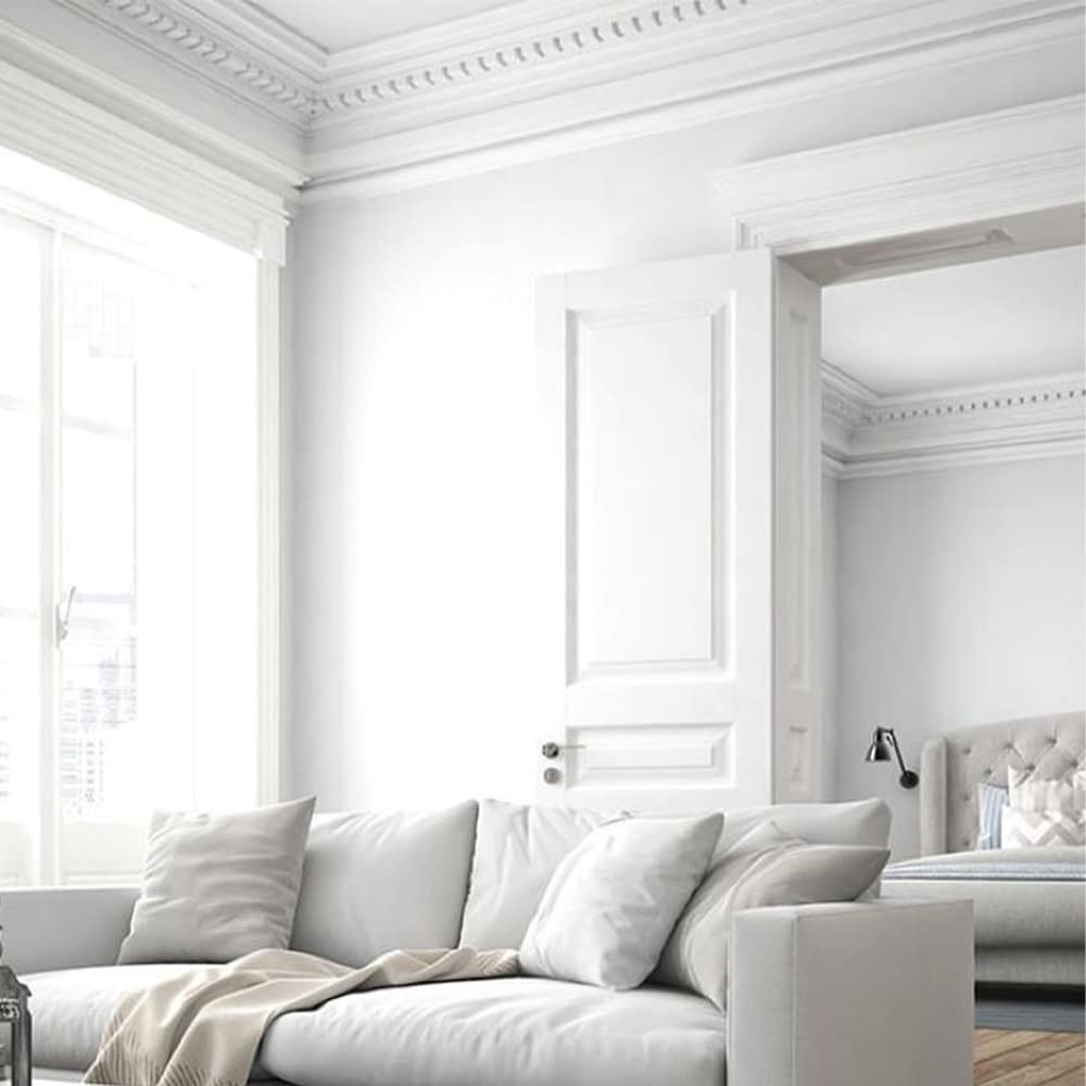 3/4-inch x 3/4-inch x 8 ft. Primed Rot Resistant PVC Cove Moulding