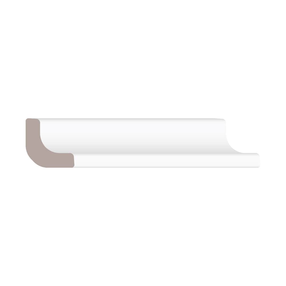 3/4-inch x 3/4-inch x 8 ft. Primed Rot Resistant PVC Cove Moulding