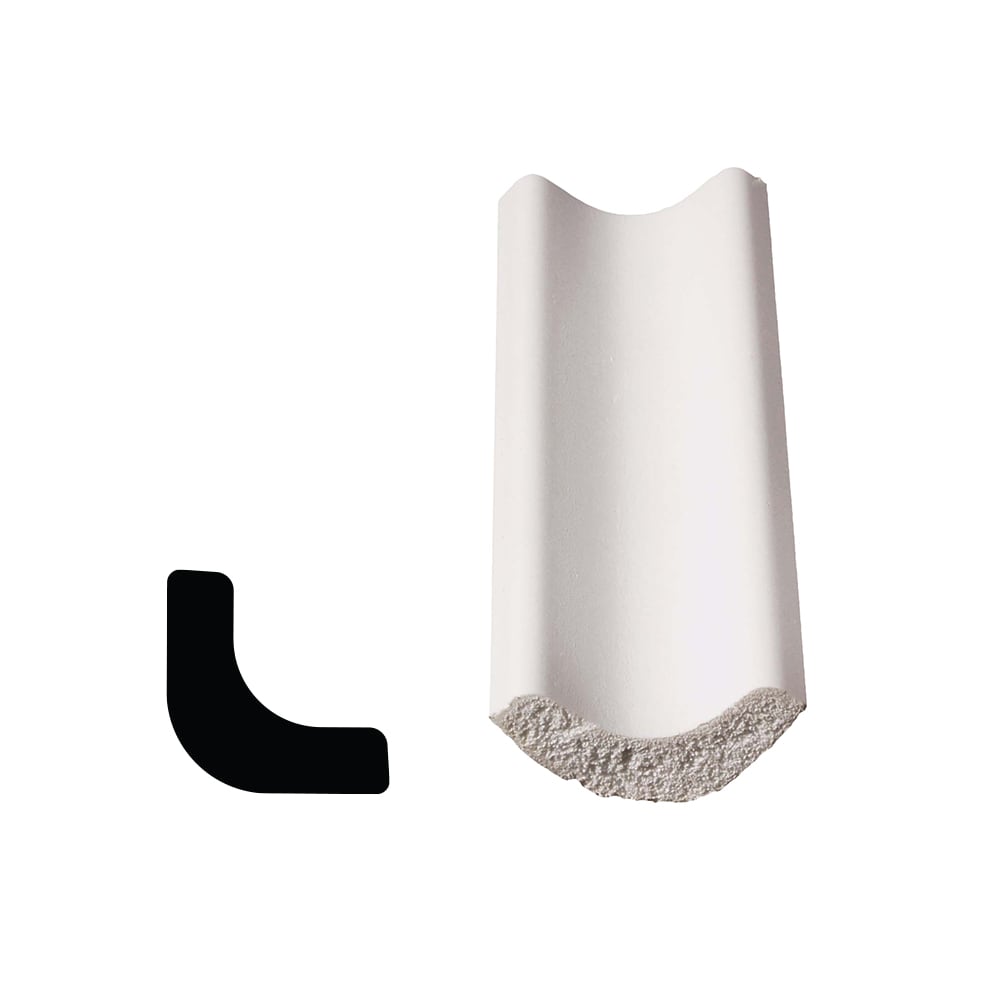 3/4-inch x 3/4-inch x 8 ft. Primed Rot Resistant PVC Cove Moulding