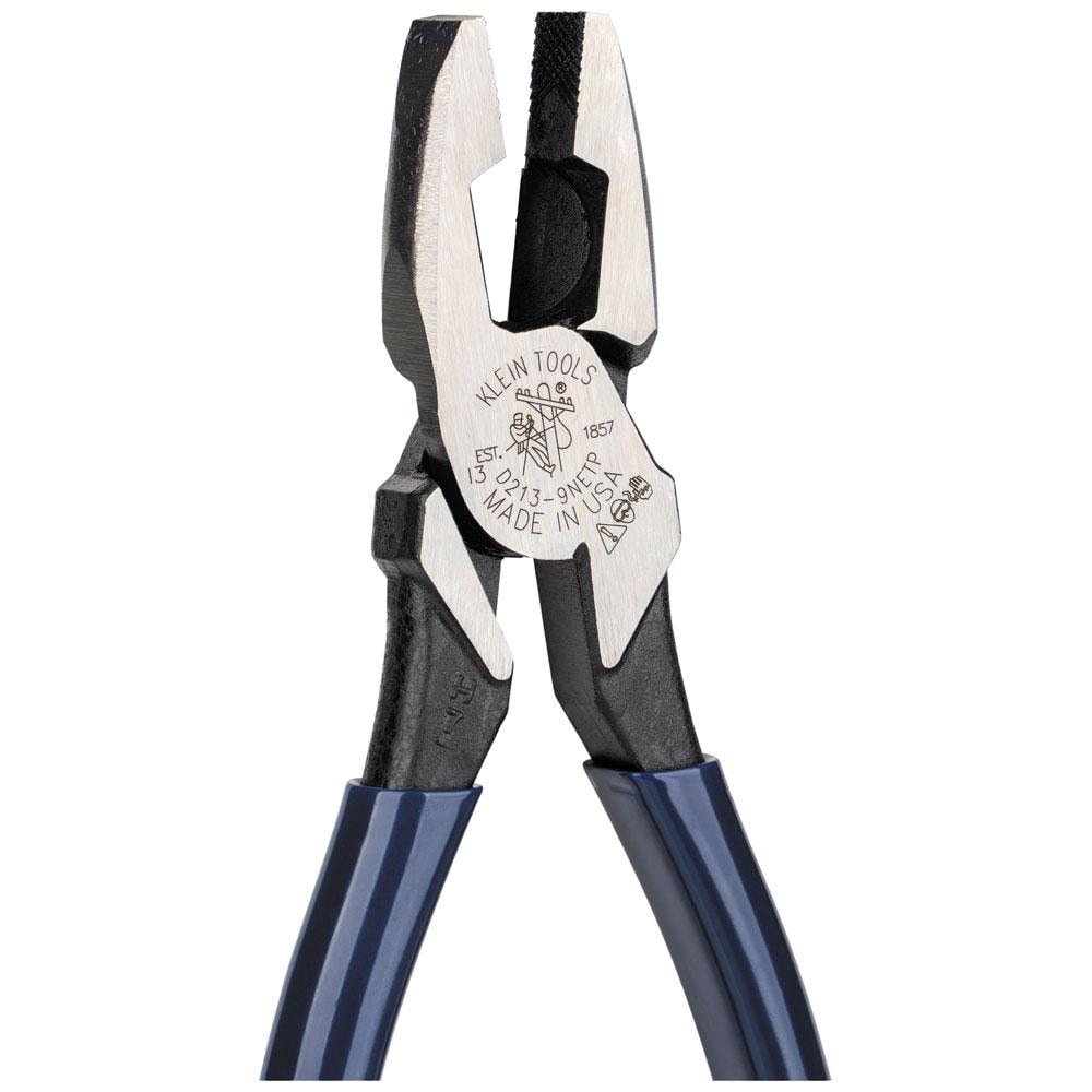 9-inch High Leverage Side Cutting Pliers with Tape Pulling