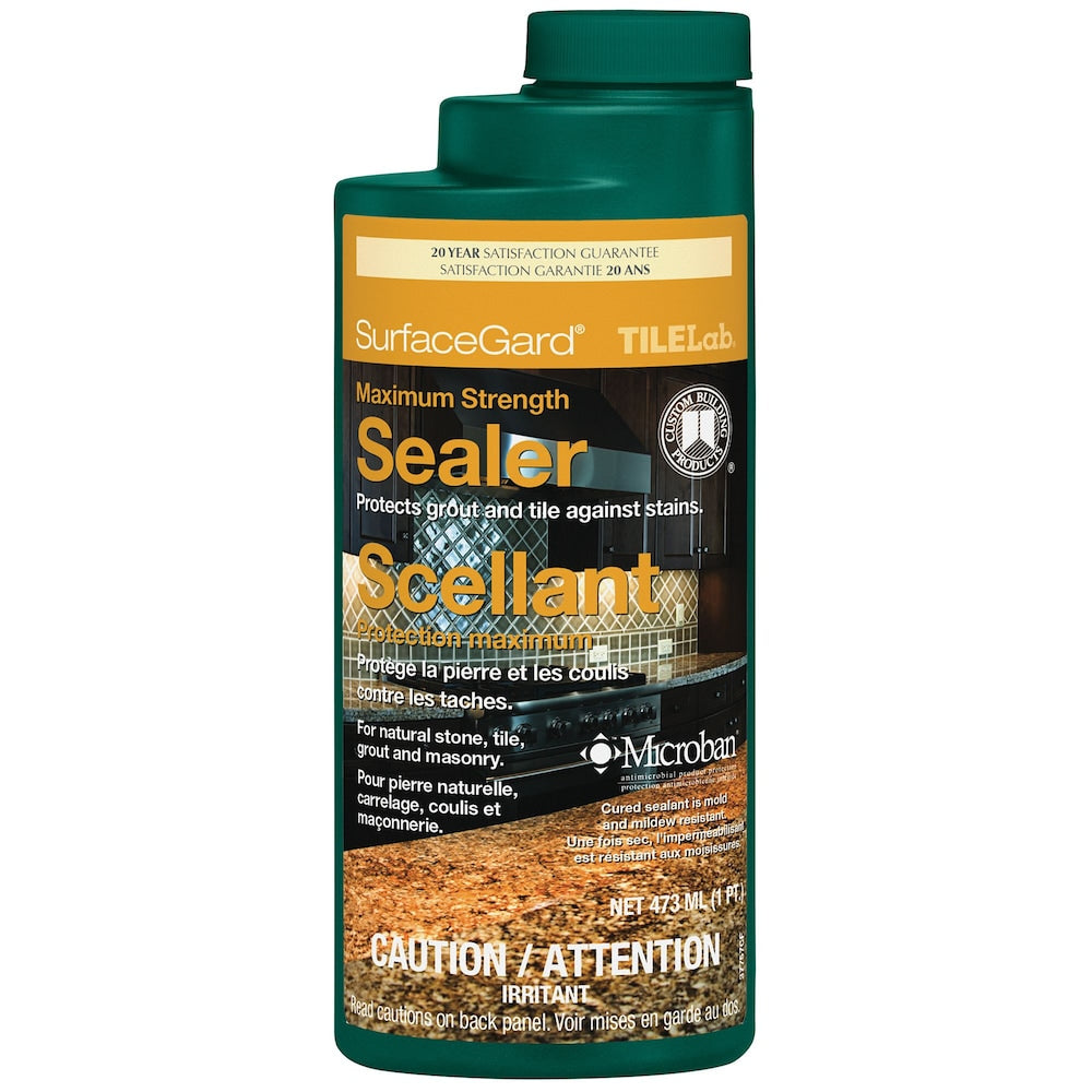 TileLab SurfaceGard Stone, Grout & Tile Sealer - Pint